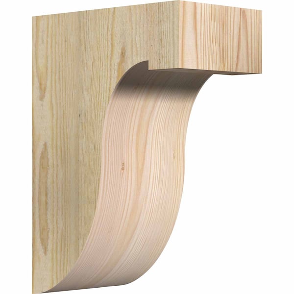 Ekena Millwork Del Monte Rough Sawn Corbel, Douglas Fir, 6"W x 10"D x 14"H COR06X10X14DEL00RDF - main